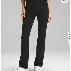 Almost brand new lululemon smooth fit pull on pants high rise
